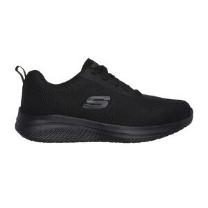 Skechers All-Black Mesh Sneakers